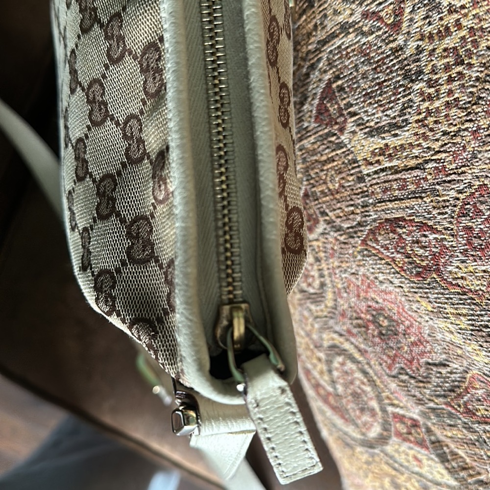 Authentic GUCCI Abbey Guccissima Canvas GG Shoulder Tote Bag - Picture 10 of 16